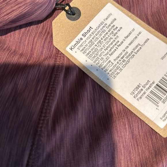 prAna Women's Kimble Short Women's High-Waisted Burgundy Shorts - Picture 4 of 6